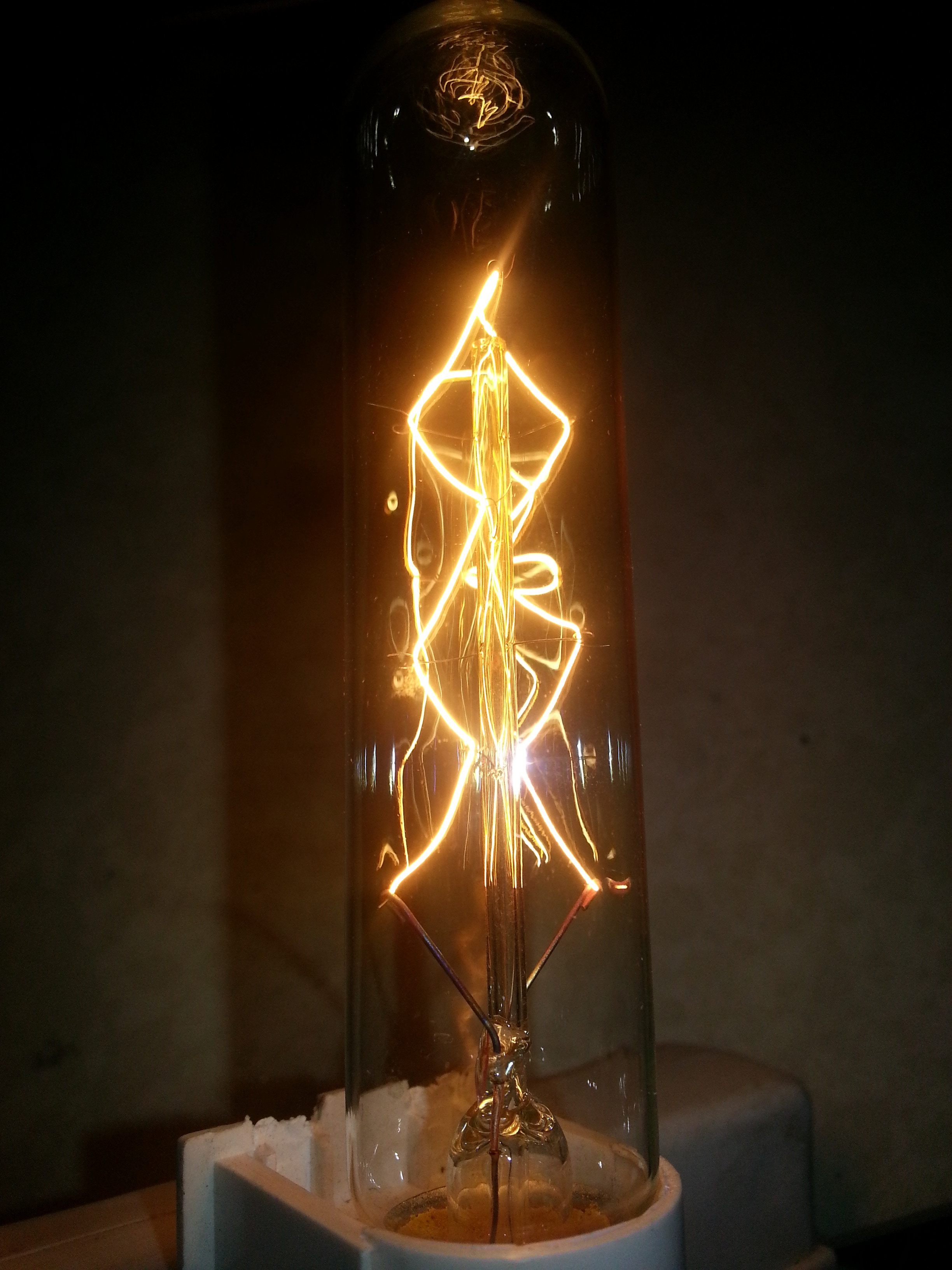 Dazzler Rustika Light Bulb E14 40W SES Tubular Antique Filament Lamp